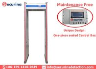 8 Zones Security Archway Metal Detector Remote Control Easy Installation